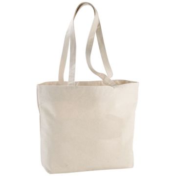 Sac shopping zippé personnalisable 47 x 11 x 30,5 cm en 320 gr/m²