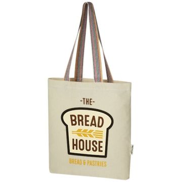 Sac Shopping Publicitaire Coton Recyclé 37 x 3,5 x 38 cm en 180gr/m²
