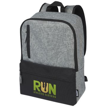 Sac à dos pub pour ordinateur portable Reclaim 15" recyclé GRS bicolore de 14 L