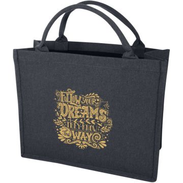 Sac shopping personnalisable recyclé 500 g/m² 42 x 35 x 18 cm en 500gr/m²