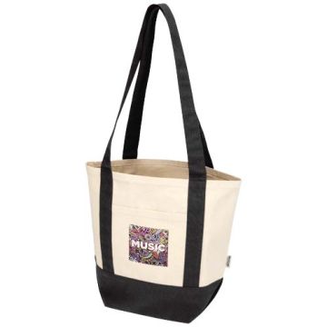 Mini sac shopping à personnaliser Sam en coton recyclé GRS 320 g/m²
