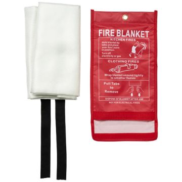 Couverture anti-feu d'urgence publicitaire