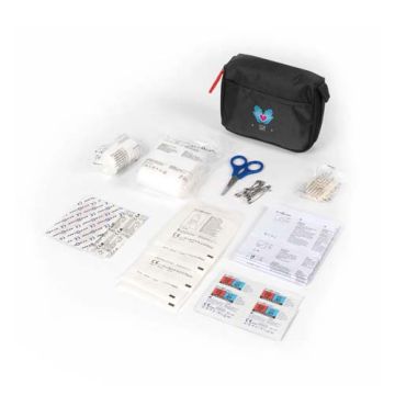 Kit de premiers secours publicitaire 31 pièces Basic