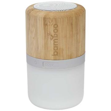Haut-parleur Bluetooth publicitaire en bambou