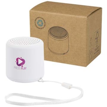 Enceinte sans fil publicitaire 3 W sans fil Bluetooth® en plastique recyclé - Velkis