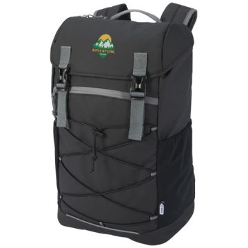 Sac à dos publicitaire pour ordinateur portable 15,6 pouces recyclé certifié GRS et résistant à l'eau 23 L
