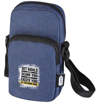 Pochette publicitaire recyclée GRS pour téléphone portable Ross