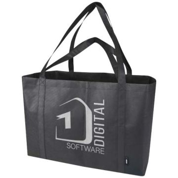 Sac shopping pub extra-large non tissé recyclé GRS de 65L