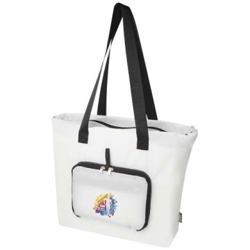 Sac shopping pliable publicitaire EcoFold de 16 L en RPET