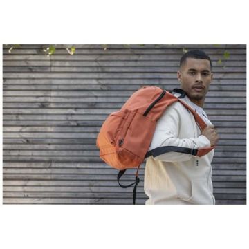 Sac à dos personnalisable pour ordinateur portable Byron de 16 L et 14" en matériaux recyclés certifiés GRS