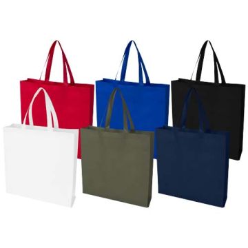 Sac shopping à soufflets personnalisable EcoSeal non tissé recyclé et certifié GRS de 12 L