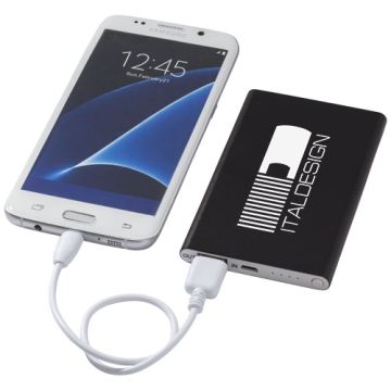 Batterie de Secours Publicitaire en Aluminium de 4000  mAh Pep
