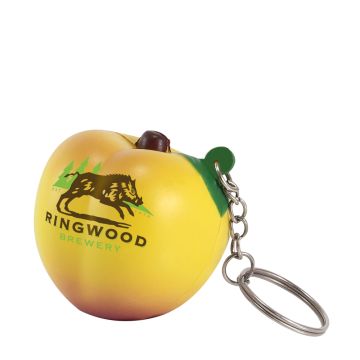 Anti-stress avec logo Porte-clé pêche