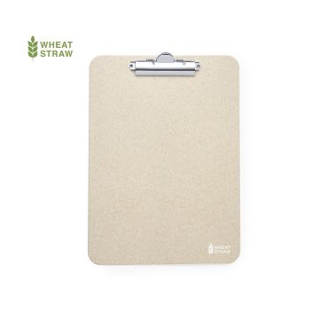 ClipBoard Porte-document publicitaire format A4, paille de blé/ABS