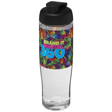 Bouteille de sport personnalisable H2O Active® Tempo 700 ml avec couvercle à clapet