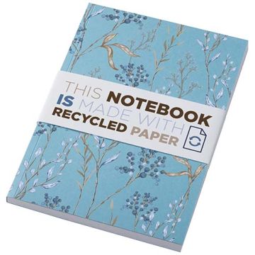 Cahier A5 personnalisable Novella Austen recyclé à couverture souple - 100 feuilles