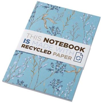 Cahier A5 personnalisable Novella Austen recyclé à couverture souple de 50 feuilles
