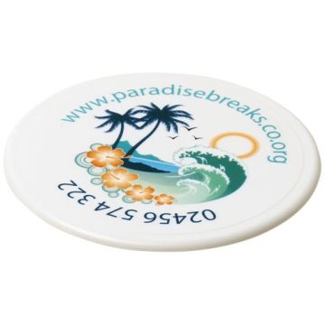 Sous-verre rond pub 10 cm en plastique
