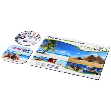 Ensemble de tapis de souris et sous-verre Brite-Mat®