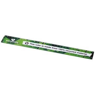 Règle publicitaire 30 cm 100 % plastique recyclé