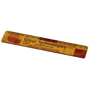 Règle publicitaire 15 cm 100 % plastique recyclé