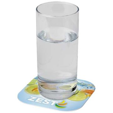 Dessous de verre personnalisable carré Lumin 9,5 cm