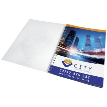 Cahier publicitaire Desk-Mate A5 à spirales