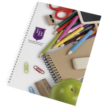 Carnet A4 publicitaire couverture rigide