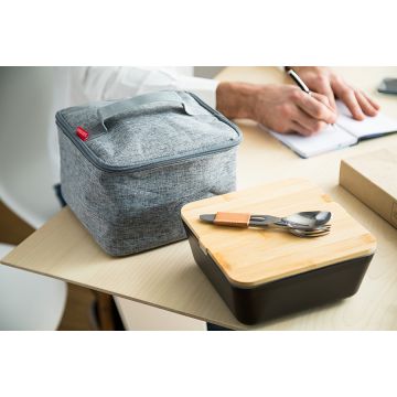 Sac à bento isotherme publicitaire en RPET 5,2 L 