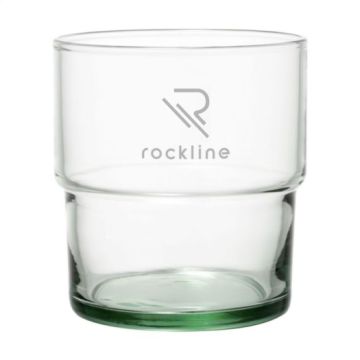 Verre publicitaire empilable 100% recyclé 300 ml Rebottled®