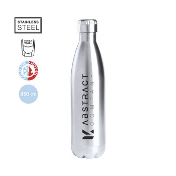 Bouteille à floquer thermique métal 850 ml