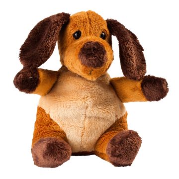Peluche Chien Marron Personnalisable