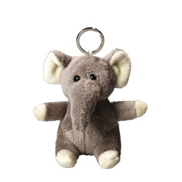 Porte-Clés Peluche Éléphant Personnalisable