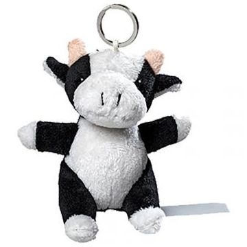 Porte-Clés Peluche Vache personnalisable