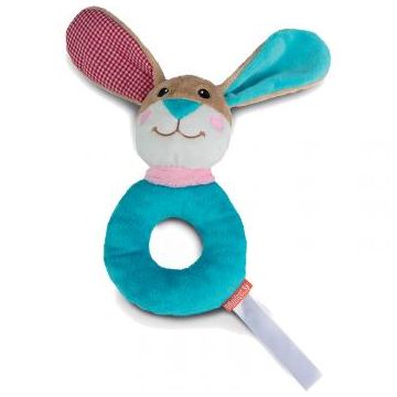 Peluche Hochet Lapin Personnalisable