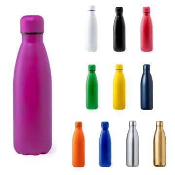 Bouteille Publicitaire acier inoxydable 790 ml avec finition mate