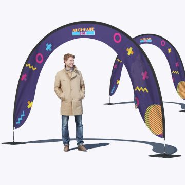 Arche publicitaire 380x 240 cm