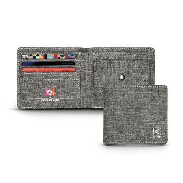 Porte-monnaie porte carte de crédit avec stop rfid