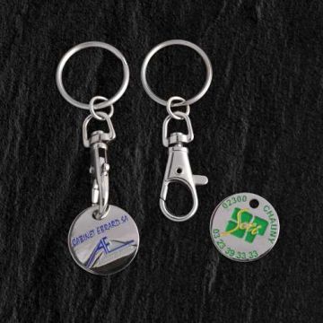 Porte-Clés Jeton Classique à Personnaliser