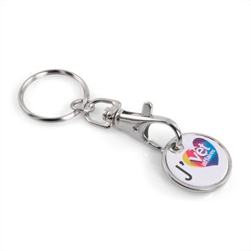 Porte-Clés Jeton Publicitaire Métal