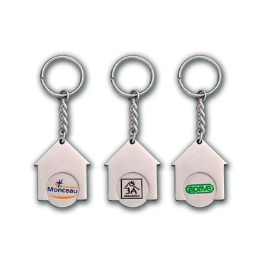 Porte-Clés Jeton Maison à Personnaliser