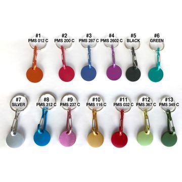 Porte-Clés Jeton Aluminium à Marquer