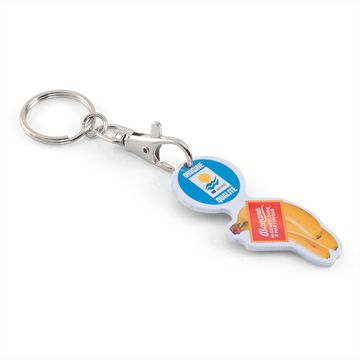 Porte-Clés Jeton Aluminium Publicitaire