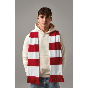 Echarpe brodée rayée Varsity