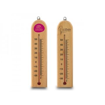 Thermomètre Bois Petit Modèle Publicitaire