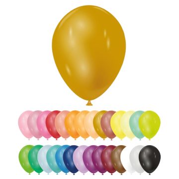 Ballons couleurs métalliques nacrées