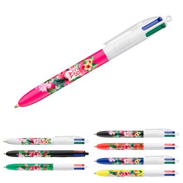 Stylo à bille Publicitaire BIC 4 couleurs quadri 360°