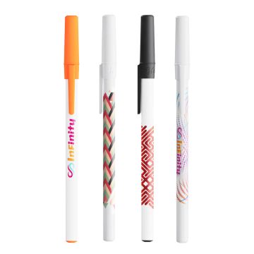 Stylo bille publicitaire BIC Round Stic Quadri 360