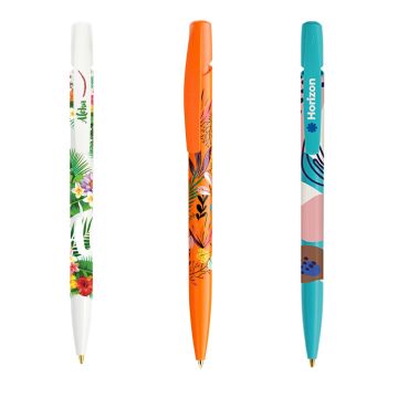 Stylo bille publicitaire BIC Media Clic Quadri