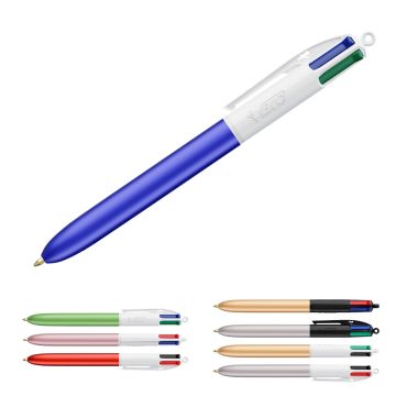 Stylo à bille Publicitaire BIC 4 couleurs Glacé